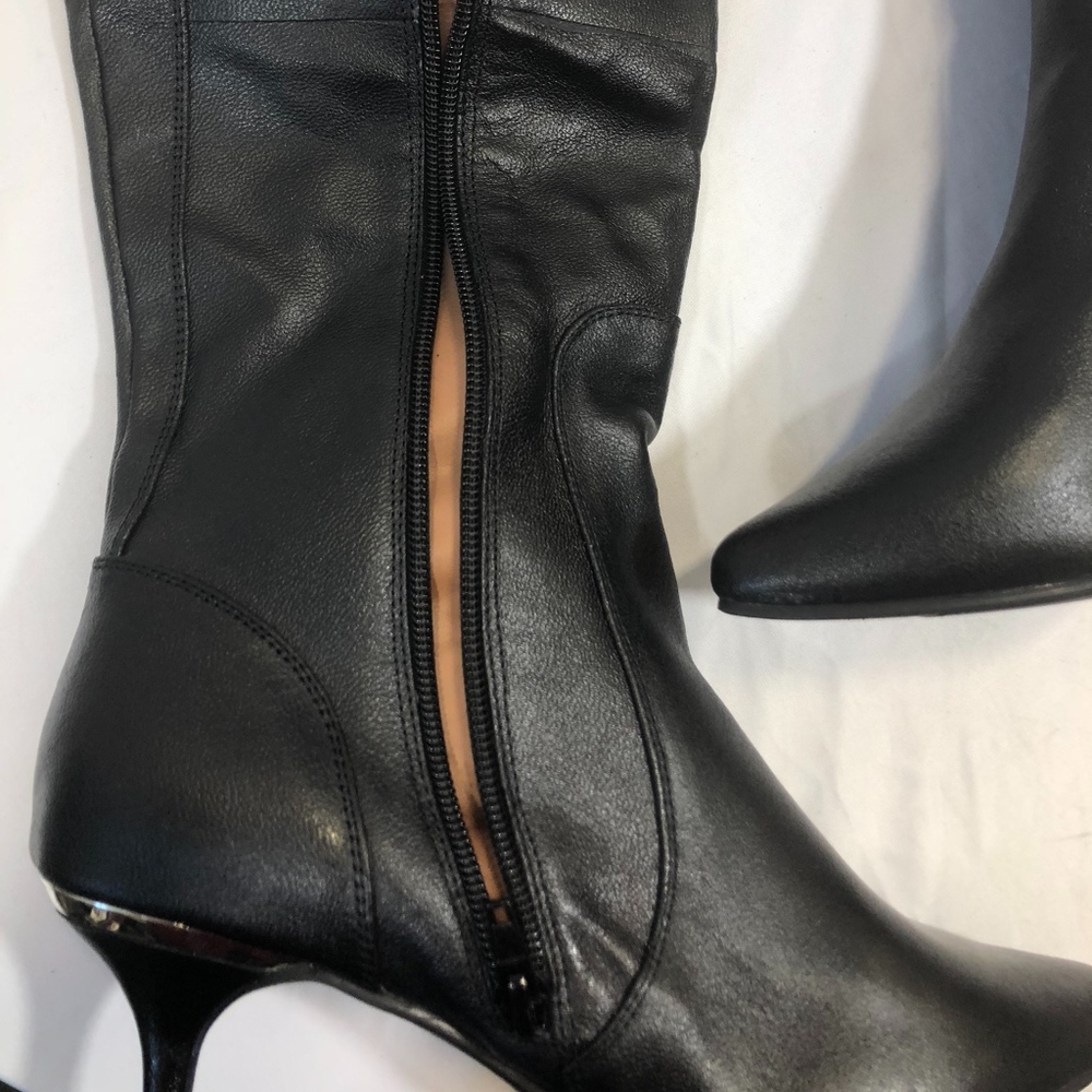 Tall Order Black Knee High Boots - Picture 6 of 7